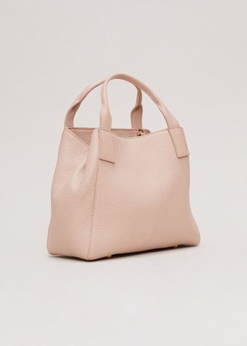 Phase Eight Mini Leather Bags Pink Canada | CYTALD-035